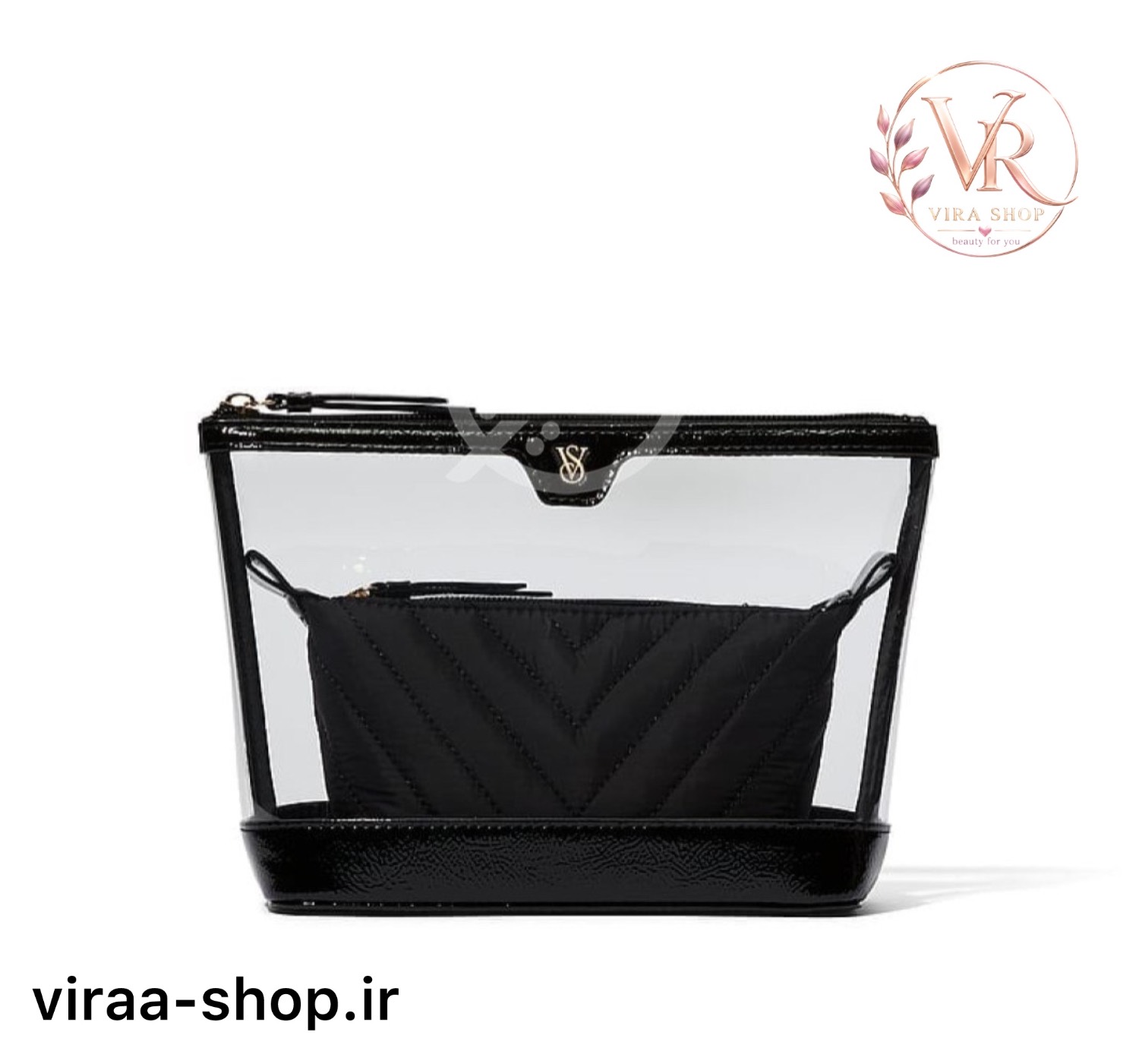 کیف آرایشی دو تکه ویکتوریا سکرت مشکی