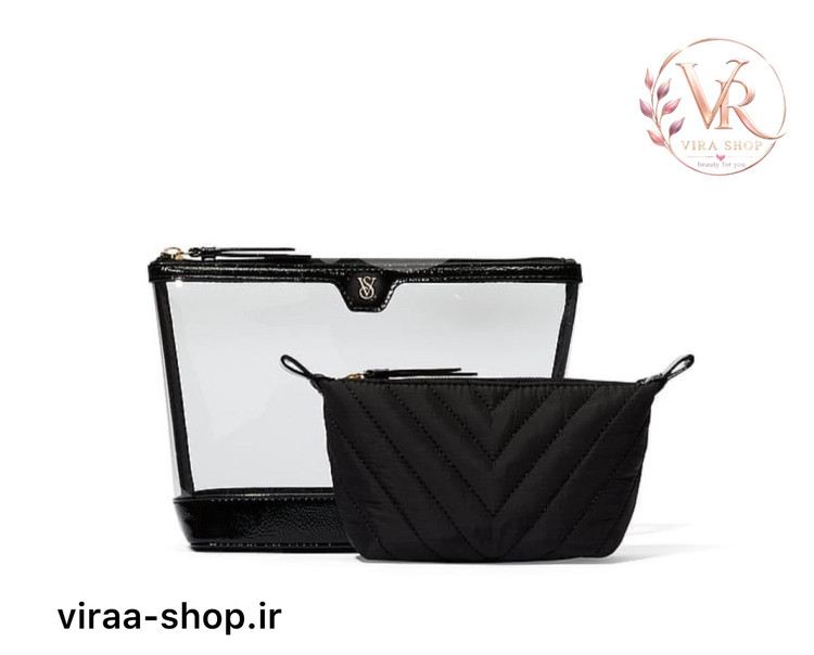 کیف آرایشی دو تکه ویکتوریا سکرت مشکی