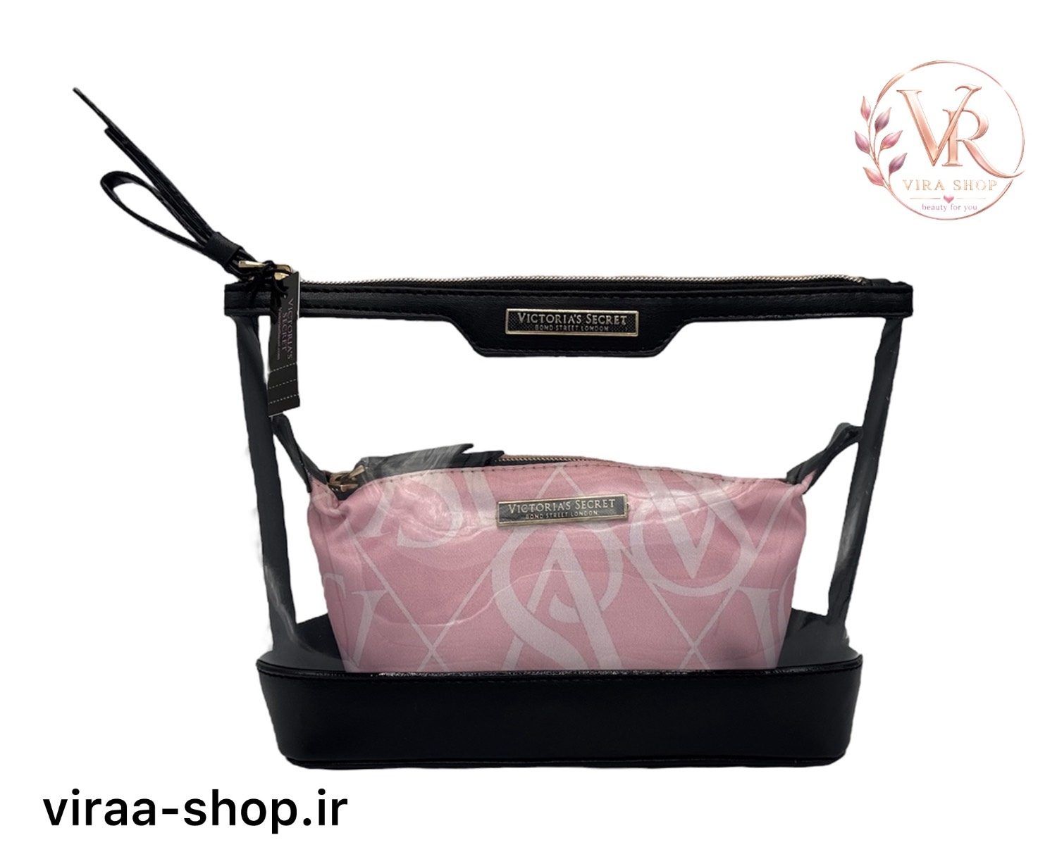 کیف آرایشی دو تکه ویکتوریا سکرت طرح VS