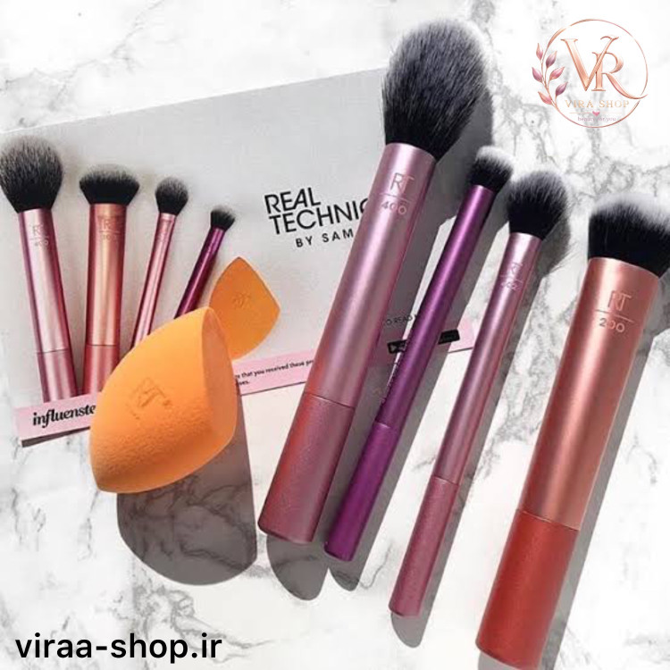 ست براش و تک اسفنج ریل تکنیک مدل Everyday Essentials