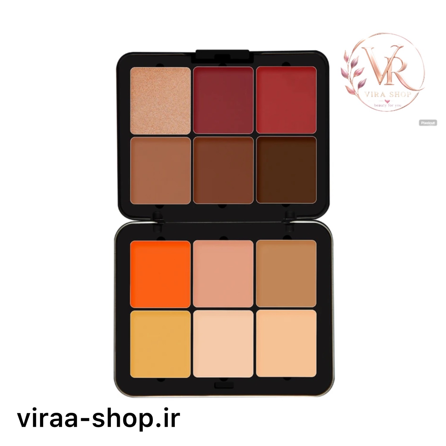 پالت صورت مدیوم دارک (High Definition) فیوچر میکاپ - Fu12