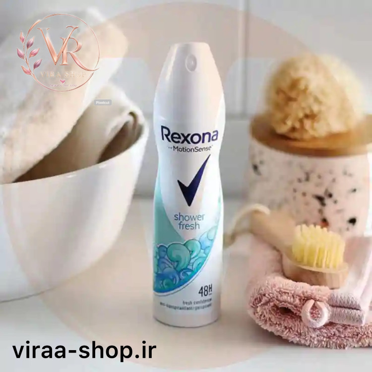 اسپری دئودورانت رکسونا Rexona زنانه مدل Shower Fresh اصل ایتالیا