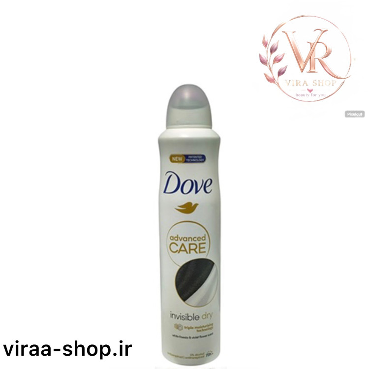 اسپری ضدتعریق داو DOVE اورجینال مدل Advanced Care invisible dry - اصل انگلستان