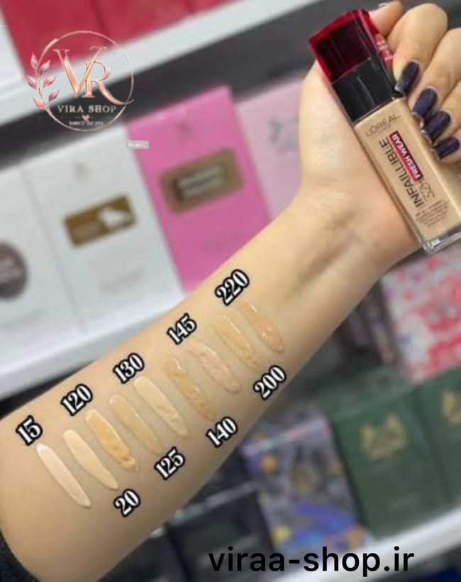 کرم پودر لورال L’Oréal اصل فرانسه مدل اینفالیبل سری فرش ویر