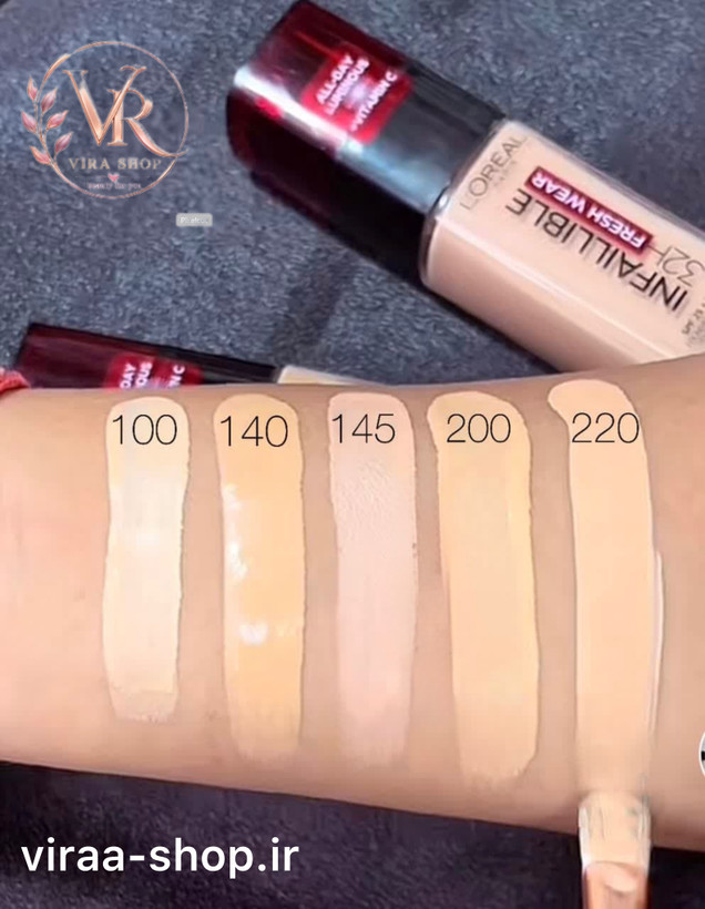 کرم پودر لورال L’Oréal اصل فرانسه مدل اینفالیبل سری فرش ویر